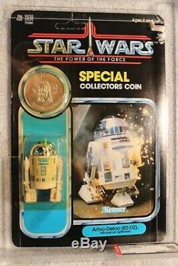Vintage Kenner 1985 Star Wars R2-D2 Pop Up Lightsaber POTF 92-back AFA 60