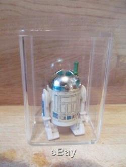 Vintage Original Star Wars LAST 17 R2-D2 R2D2 complete with POP UP LIGHT SABRE