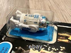 Vintage R2-D2 Pop Up Lightsaber POTF TRI LOGO MOC Carded Star Wars Palitoy