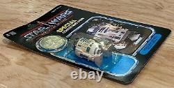 Vintage Star Wars 1985 KENNER R2-D2 POP-UP LIGHTSABER POTF Card Back MOC