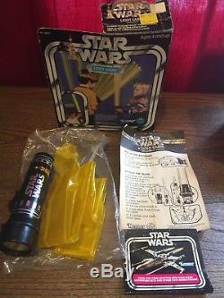 Vintage Star Wars, Kenner Inflatable Lightsaber With Box Complete and Working