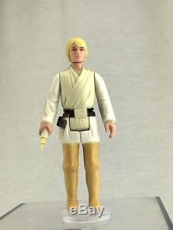 Vintage Star Wars Luke Skywalker Action Figure With Double Telescope Lightsaber