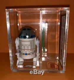 Vintage Star Wars R2-d2 Pop Up Light Sabre Figure Ukg 80% Last17 Minty Kenner 84