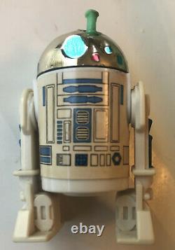 Vintage Star Wars R2D2 POTF ORIGINAL POP UP LIGHT SABER + COIN LAST 17 KENNER