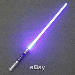 YDD Star Wars Lightsaber Luke Skywalker Replica Silver Metal 16 Colors RGB Light
