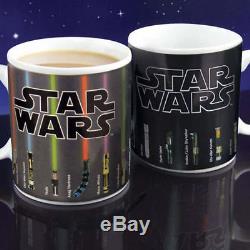 11oz Star Wars Lightsaber Céramique Couleur Chaleur Changeante Magic Mug Tasse À Café