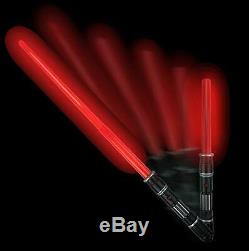 12 Led Pack Laser Épées Expandable Lumière Sabres Star Wars Avec Fx Party Son