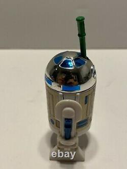 1984 Kenner Star Wars Power Of The Force R2-d2 Avec Pop-up Lightsaber Authentic