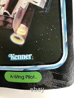1984 Vintage Kenner Star Wars Figure D’action Potf A-wing Pilot Moc Unpunched
