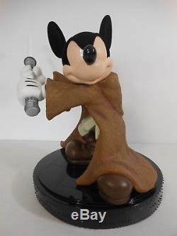 2006 Disney World Star Wars Week-ends Jedi Mickey Big Fig Statue Lumière Base Sabre