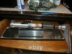 2011 Efx Star Wars Luke Skywalker Révéler Sabre Laser Rotj 335/1000 Œuvres Testées