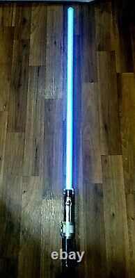 Anakin Skywalker Master Replicas Force Fx Sabre Laser 2005 Blue Blade / Testé
