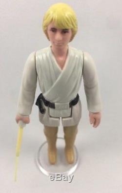 Authentique 1977: 3.75 Luke Skywalker De Star Wars Avecsube Lumineux Telescopique Dt