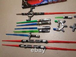 Bundle de sabre laser rouge Star Wars Bladebuilder Hasbro Joblot