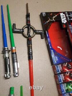 Bundle de sabre laser rouge Star Wars Bladebuilder Hasbro Joblot