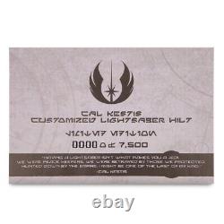 Cal Kestis Customized Lightsaber Hilt Star Wars Edition Limitée