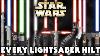 Chaque Lightsaber Hilt Type Dans Star Wars Canon Star Wars Expliqué