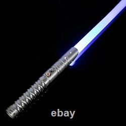 Collectible sabre laser Star Wars en métal avec lumières RGBX prêt pour le combat
