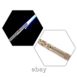 Collectible sabre laser Star Wars en métal avec lumières RGBX prêt pour le combat
