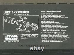 Disney Parks Star Wars Galaxy's Edge Luke Skywalker Legacy Lightsaber Hilt Works