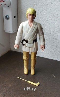 Figurine Star Wars Vintage Luke Skywalker Farmboy Dt Double Sabre Laser Télescopique