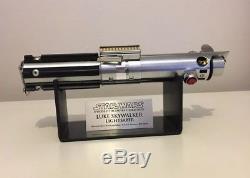 Graflex 2.1 Sabre Laser Luke Skywalker Esb, Support Électronique Et Plaque
