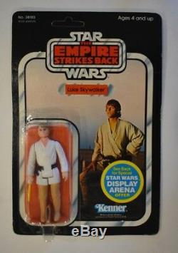 Guerres D'étoile Vintage Luke Skywalker Empire Strikes Back 45 Retour Kenner Afa Prêt