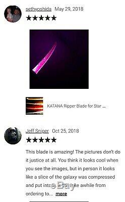 Katana Ripper Blade Pour Star Wars Jedi Sith Led Light Saber Prop