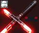 Kylo Ren Star Wars Lightsaber Metal Combat Dueling Sabre Laser Croix Durable Rouge