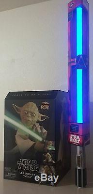 Le Légendaire Maître Des Jedi Yoda Et Le Sabre De Rey, Star Wars Lot