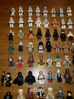 Lot De Figurines Lego Star Wars, Plus De 200, Plus Casques, Blasters, Sabres Légers