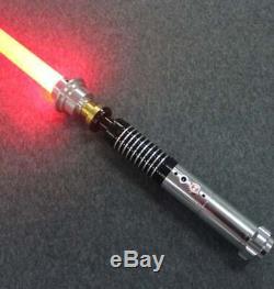 Luke Skywalker Force Fx Lightsaber Duels Lourd Rechargeable Poignée En Métal Au Royaume-uni