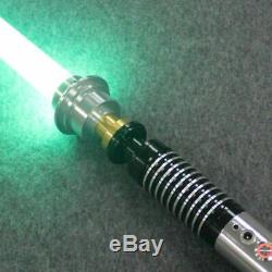 Luke Star Wars Lightsaber Jedi Cosplay Led Rgb 16 Couleurs Duelling Poignée Métal Fx