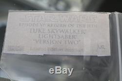 Master Replicas Luke Skywalker Sabre Laser Rotj V2 Le
