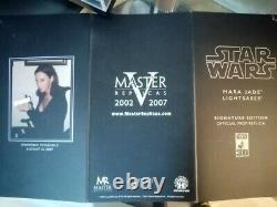 Master Replicas Mara Jade Skywalker Edition Signature Lightsaber Hilt Limited Ed