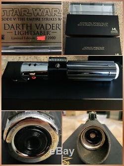 Master Replicas Star Wars Darth Vader Lightsaber Esb Lmtd Edtn Sw-117 11 Échelle