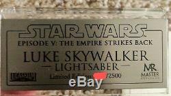 Master Replicas Star Wars Luke Skywalker Lightsaber Limited Edition Sw Esb-110