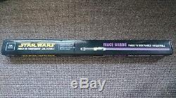 Master Réplique Stars Wars Force Fx Mace Windu Sabre Laser Très Rare