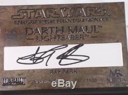 Master Répliques Darth Maul Lightsaber Signature Edition Star Wars Le Sw-108s