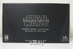 Master Répliques Darth Vader Lightsaber Signature Edition Star Wars Rotj Sw-164se