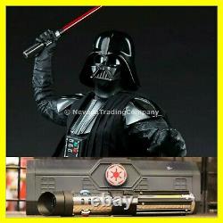 New Star Wars Galaxy's Edge Darth Vader Lightsacy Lightsaber Avec31 Blade & Guidemap
