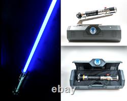 Nouveau Star Wars Galaxy’s Edge Obi Wan Kenobi Legacy Lightsaber With26 Blade & Stand