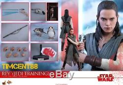 Prêt Hot Toys Mms446 Star Wars The Last Jedi 1/6 Rey Jedi Training Daisy Ridley