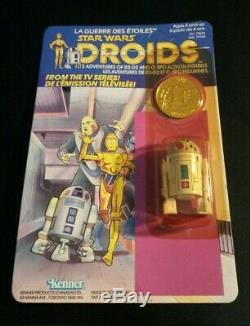 R2-d2 Pop-up Sabre Droides Bande Dessinée Vintage Star Wars Kenner 1985 Bilingue