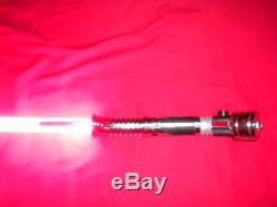 Rare New Red Count Dooku Saberforge Lightsaber Sound Fx, Flash À Lame Amovible