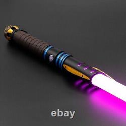 Réplique de sabre laser Star Wars Force FX Heavy Dueling avec poignée en métal rechargeable