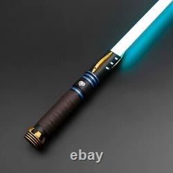Réplique de sabre laser Star Wars Force FX Heavy Dueling avec poignée en métal rechargeable