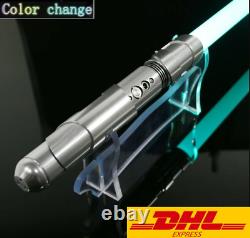 Réplique de sabre laser Star Wars Force FX Heavy Dueling, poignée en métal rechargeable
