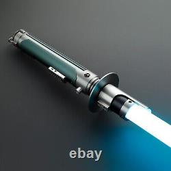Réplique de sabre laser Star Wars Force FX Kanan Jarrus Dueling rechargeable en métal.