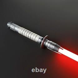 Réplique de sabre laser Star Wars Force FX Shin Hati pour duels, en métal rechargeable avec livraison DHL.